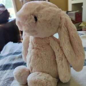 Jellycat London Bashful Blush Bunny Rabbit Plush Light Pink Jellycat 12”